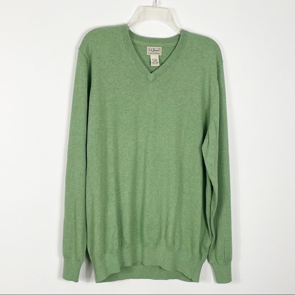 L.L. Bean Men’s Cashmere Blend V-Neck Sweater